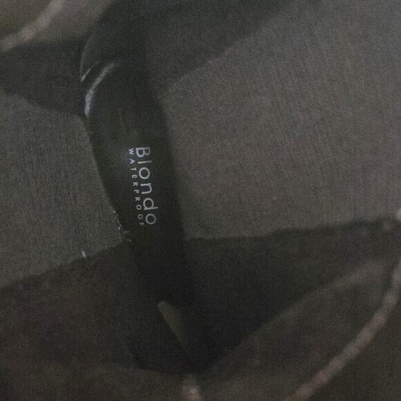 Blondo Brown Selena Suede Block Heel Boots Size 8 - Picture 8 of 10